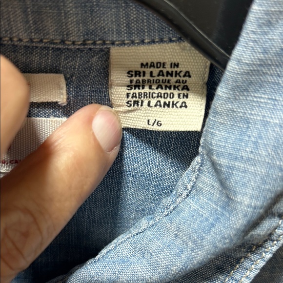 Levi's Light Blue Boyfriend Fit Shirt - Picture 3 of 10